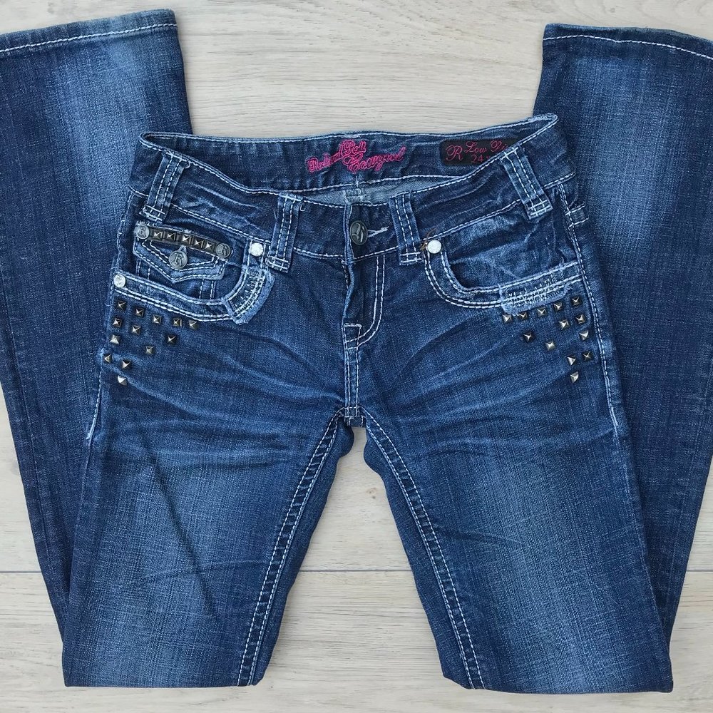 ROCK & ROLL COWGIRL JEANS SZ 24 X34